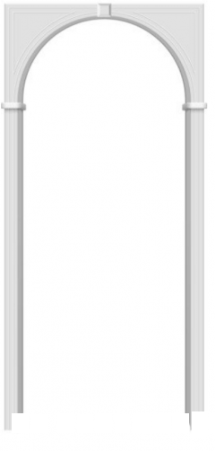 Aрка ПВХ Браво Белая