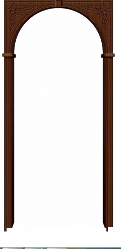 Арка шпон Муза Шоколад