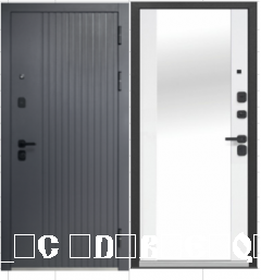 Вертикаль белый эмалит Зеркало