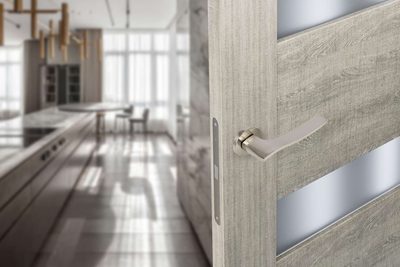 Дверная ручка ADDEN BAU LYRE S-489 NICKEL, фото 4