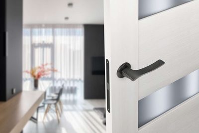 Дверная ручка ADDEN BAU LYRE S-489 GRAPHITE, фото 3