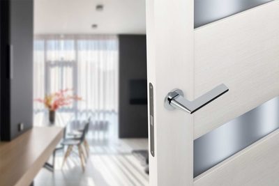 Дверная ручка ADDEN BAU RIVER S-486 CHROME / BLACK, фото 3