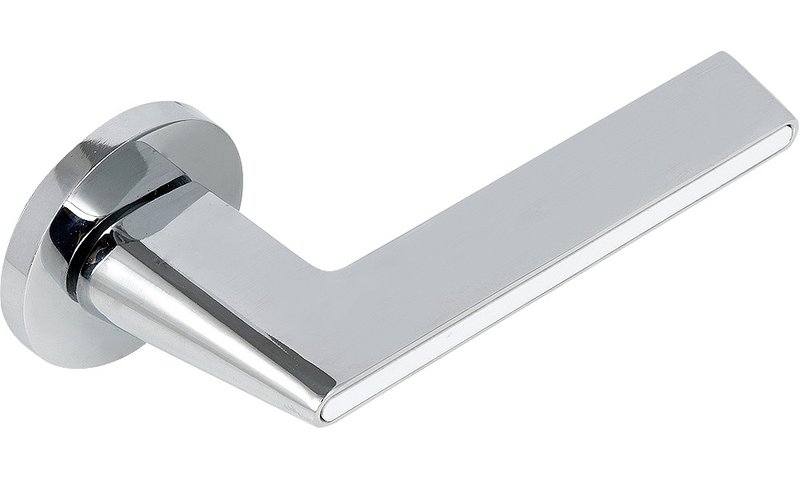 Дверная ручка ADDEN BAU RIVER S-486 CHROME / WHITE