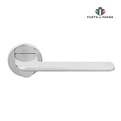 Дверная ручка на розетке PORTA DI PARMA Slim 103.01, полированный хром, фото 2