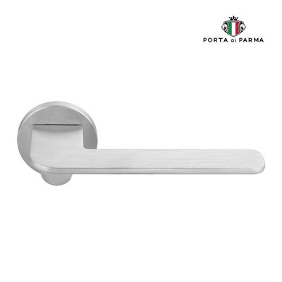Дверная ручка на розетке PORTA DI PARMA Slim 103.02, матовый хром