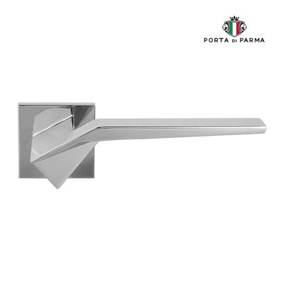 Дверная ручка на розетке PORTA DI PARMA Origami 205.01, полированный хром