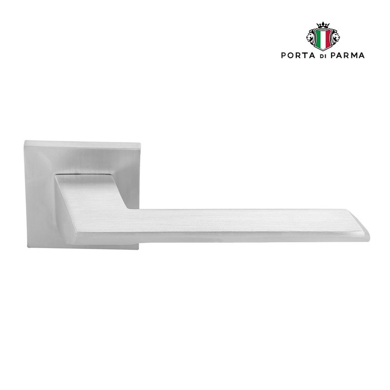 Дверная ручка на розетке PORTA DI PARMA Italia 206.02, матовый хром
