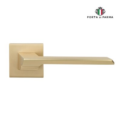 Дверная ручка на розетке PORTA DI PARMA Italia 206.07, матовое золото