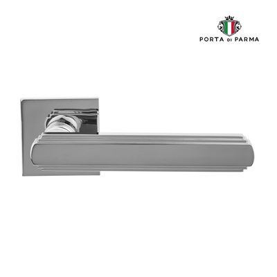 Дверная ручка на розетке PORTA DI PARMA Glamour 217.01, полированный хром