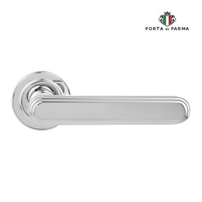 Дверная ручка на розетке PORTA DI PARMA Chic 316.01, полированный хром