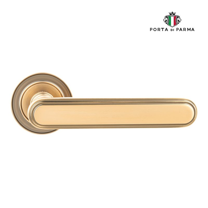 Дверная ручка на розетке PORTA DI PARMA Chic 316.11, матовый кофе