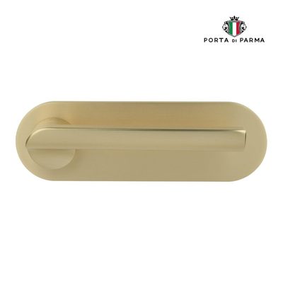 Дверная ручка на планке PORTA DI PARMA Punto 502.07, матовое золото