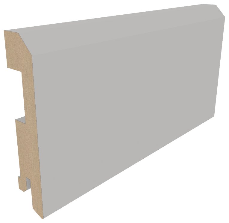 Плинтус плоский Эмаль ПП 75×16×2070 серый