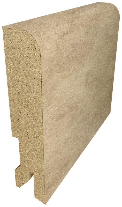 Плинтус напольный МДФ 80×16×2440 Бетон бежевый