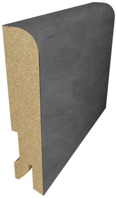 Плинтус напольный МДФ 80×16×2440 Бетон темный