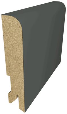 Плинтус напольный МДФ 80×16×2440 Графит