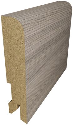 Плинтус напольный МДФ 80×16×2440 Грей