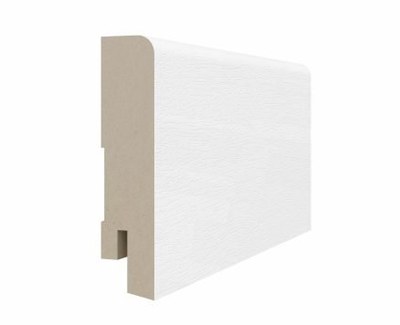 Плинтус 70×16×2070 экошпон Белый лёд