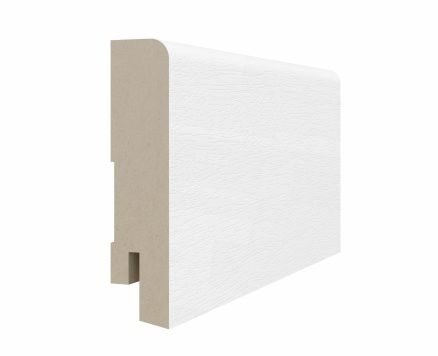 Плинтус 70×16×2070 экошпон Белый лёд