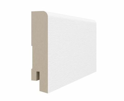 Плинтус 70×16×2070 экошпон Белый снежный