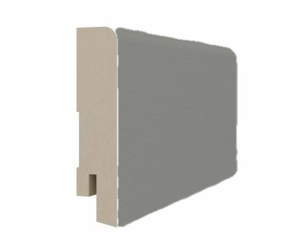 Плинтус 70×16×2070 экошпон Серый