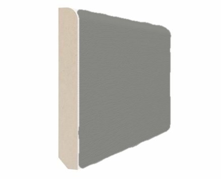 Плинтус 75×10×2070 экошпон Серый