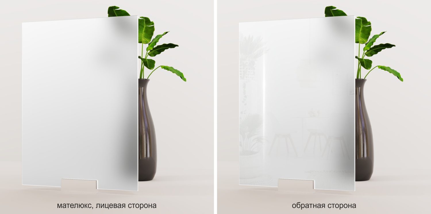 Стекло мателюкс