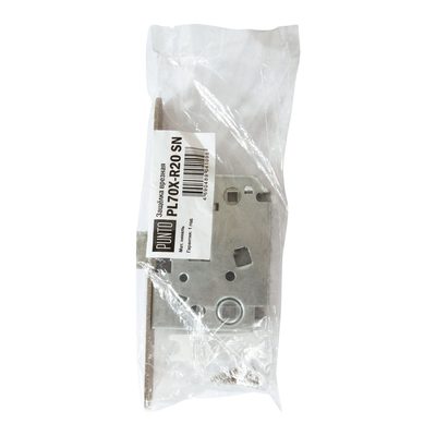 Защелка PLASTPL70X-R20 (PL70X-R20 SN) (врезная) SN мат. никель упаковка, фото 2