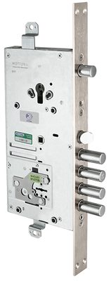 Замок врезной двухсистемный 54.J939M-D MyKey, перекод. с торца, кл. 60 мм, без накл.