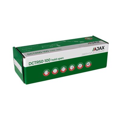 Доводчик дверной DCTR50-100 (TDR-100) 50-100кг WH белый, фото 2