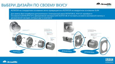 Основание SLIM BS.RT01.07 BL черный, фото 2