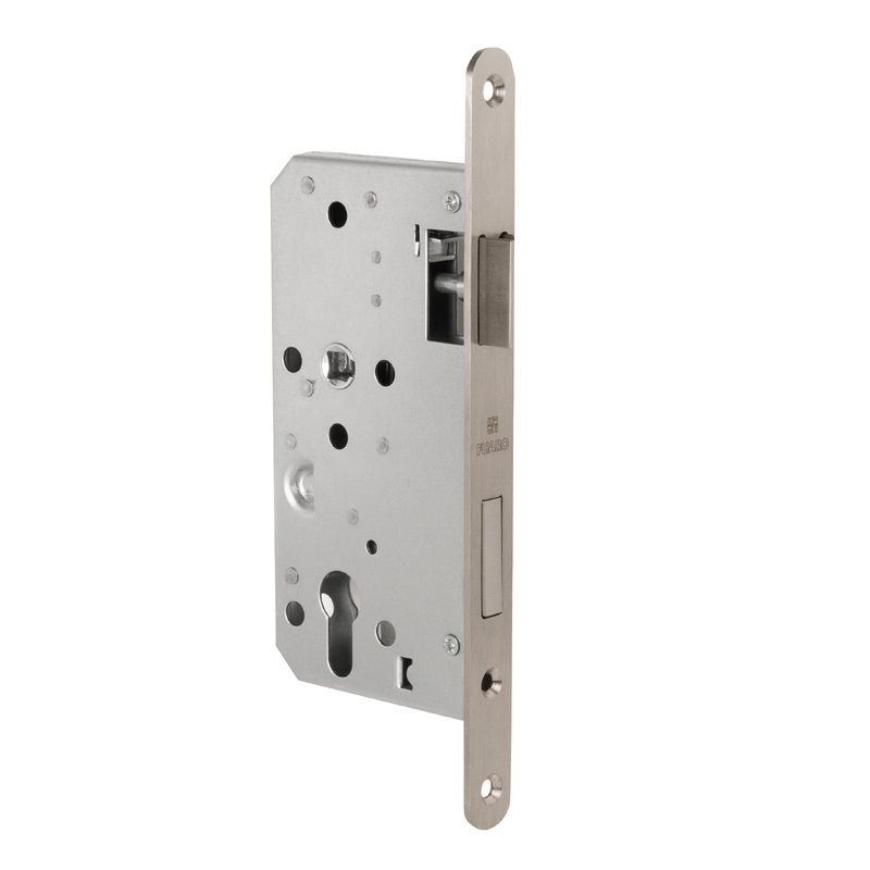 Замок врезной DD.INOX/C-55.72 (лиц.планка 20 мм)