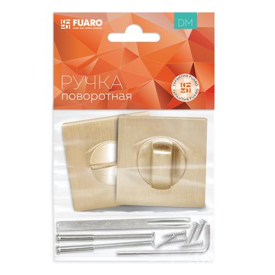 Ручка поворотная BK6.K.DM51 (BK6 DM) SSG-39 сатинированное золото, фото 2