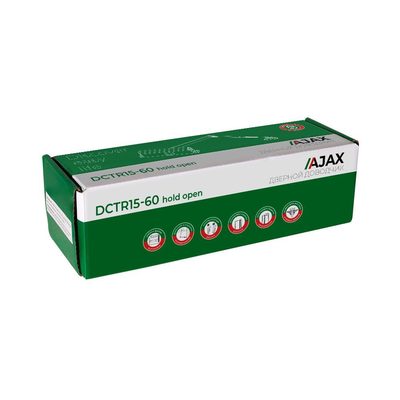 Доводчик дверной DCTR15-60 hold open WH белый, фото 2