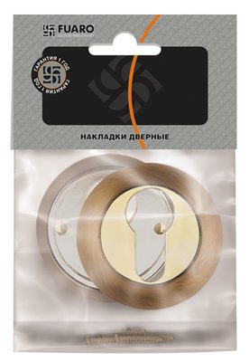 Накладка под цилиндр ET.R.RM54 (ET RM) SN/CP-3 матовый никель/хром, фото 2