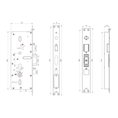 Электронный замок Sanyo D700 Usmart Go DM70 с WiFi, ручка скоба 1800 мм, черный, фото 6