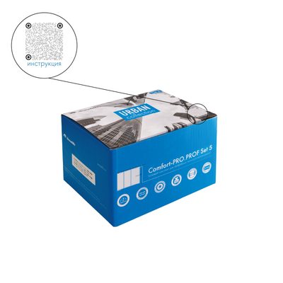 Комплект для профильных телескопических дверей SLD.Comfort-PRO.SET5.PROF telescope/80, фото 2