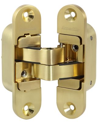 Петля Armadillo скрытой установки U3D6200L SG левая (Architect 3D-ACH 60) мат. золото 60 кг