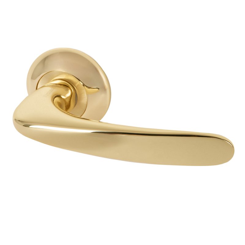 Ручка раздельная R.LD54.Pava (Pava LD42) GP/SG-5 золото/матовое золото TECH (кв. 8х140)