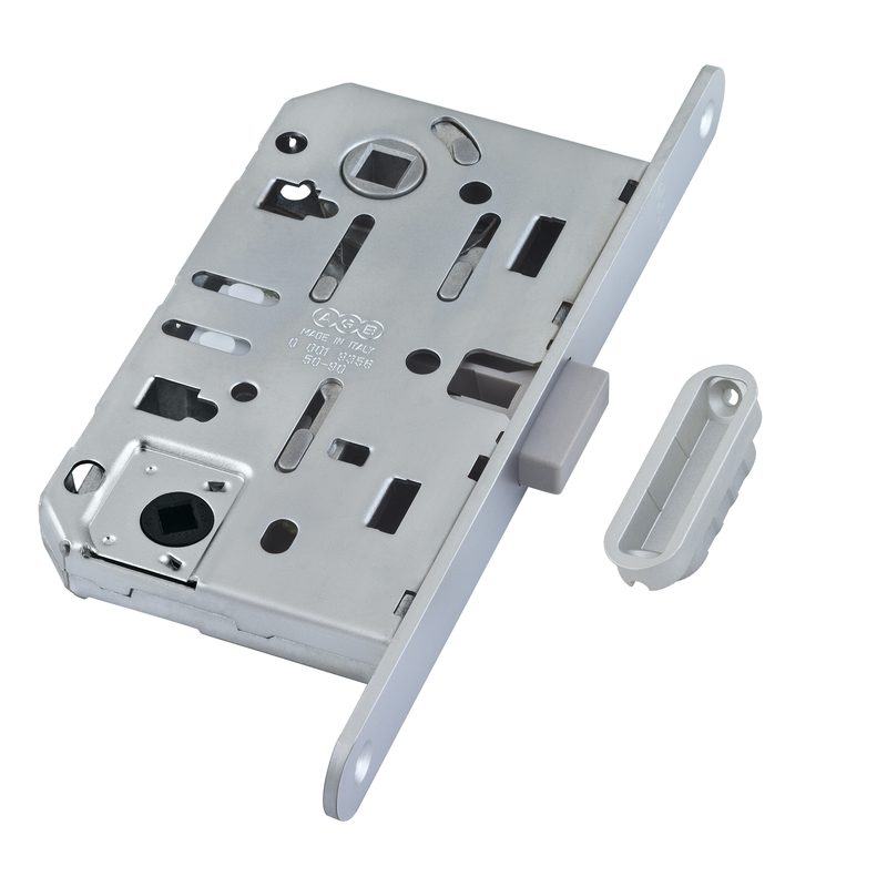B06102.50.34.640 Защелка врезная WC MEDIANA POLARIS с отв. планкой (скин)