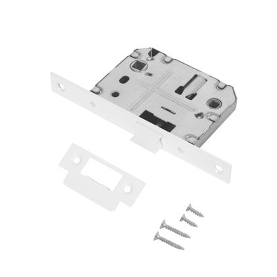 Защелка врезная PLASTLP72-50 (LP72-50) WH белый