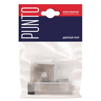 Упор Punto дверной настенный DFIX/W75 (DS PW-75) CP-8 хром, фото 2