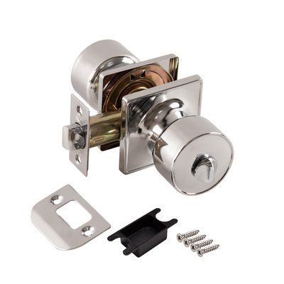Ручка защелка DK772/BL CP-BK хром