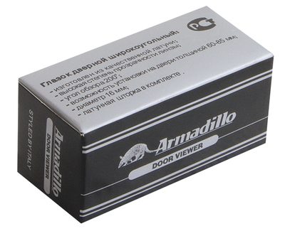 Глазок дверной противопожарный, оптика стекло DV-PRO 3/100-60/BR (DVG3) GP золото, фото 2