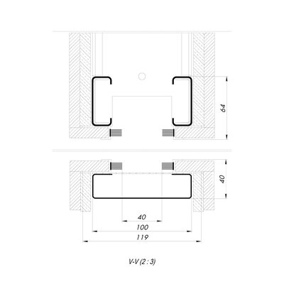 Комплект для обрамления пенала SLD.Comfort-PENAL frame 900/2300 BL, фото 4