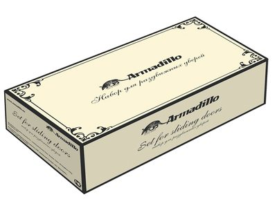 Ручка Armadillo для раздвижных дверей SH.CL152.010 (SH010/CL) FG-10 французское золото, фото 2
