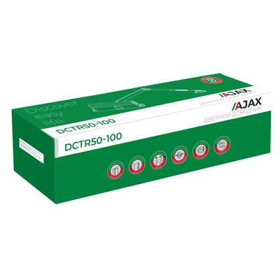 Доводчик дверной DCTR50-100 (TDR-100) 50-100кг BL черный, фото 2