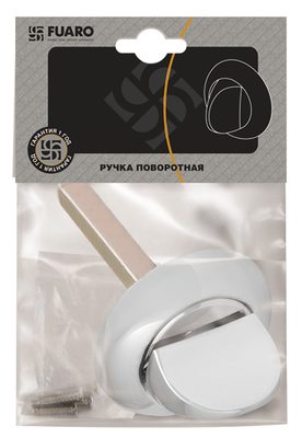 Ручка поворотная BKW8x75.R.HMR54 (HMR8x75) CP хром, фото 2