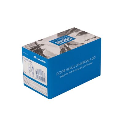 Петля скрытой установки U3D6002.TG BL черный, фото 2