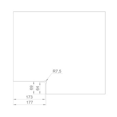 Петля-доводчик для стеклянной двери Range.GL.H10 BL черный, фото 3